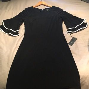 Black bell sleeved Tommy Hilfiger dress